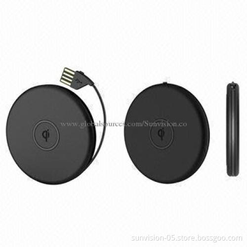 2014 New Arrival 5V Single Qi Wireless Charging Transmission Pads, LED Indication for Charging State